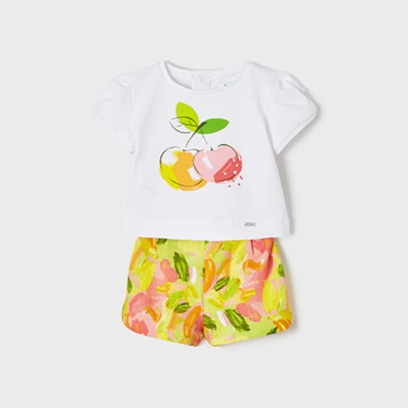 Mayoral Other - Mayoral Printed Bermuda shorts set baby girl